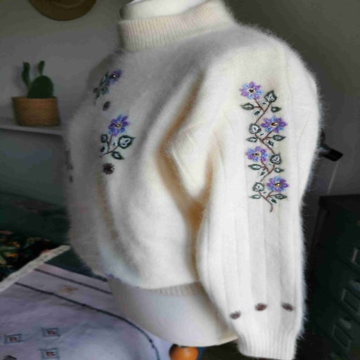 Pull en laine angora 