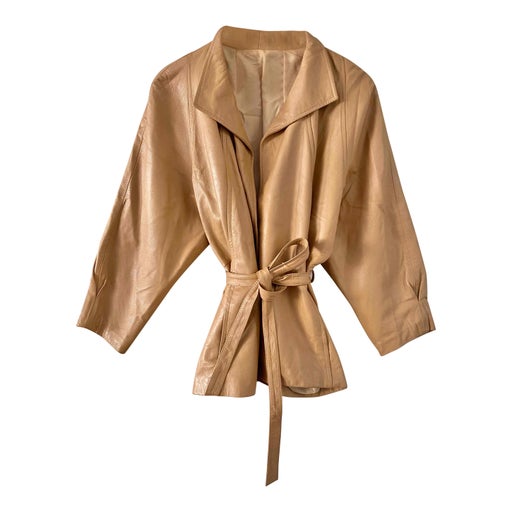 Saharienne en cuir