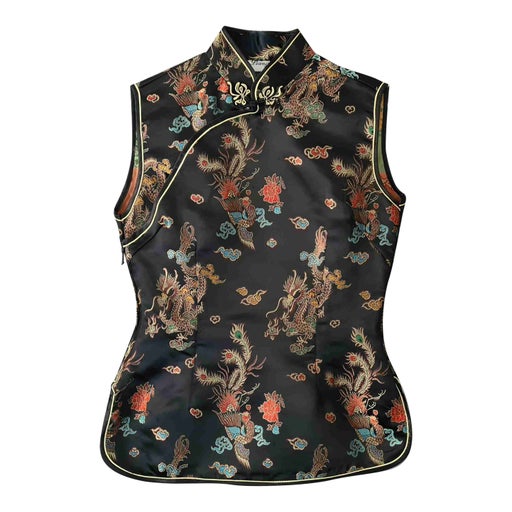 Asian silk top