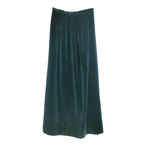 Long velvet skirt