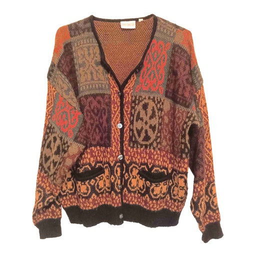 Patchwork cardigan