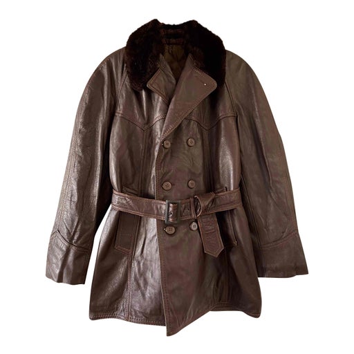 Saharienne en cuir 