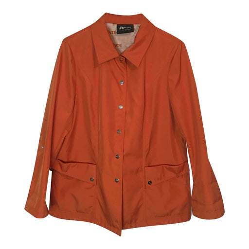 orange raincoat