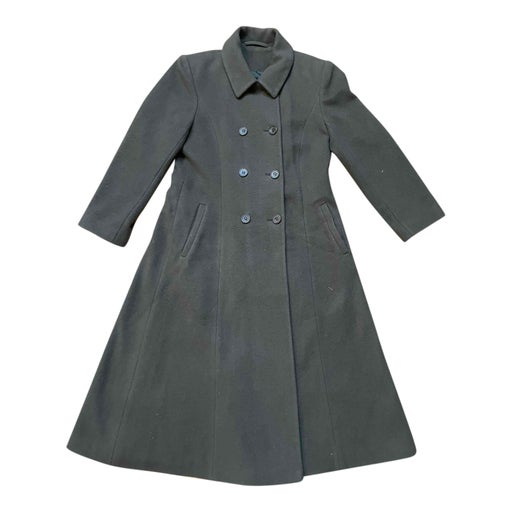 Manteau long vert 