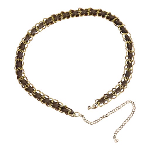 Golden chain belt