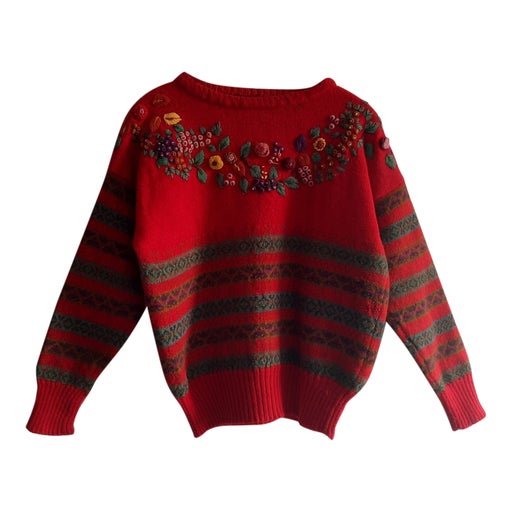 Embroidered sweater