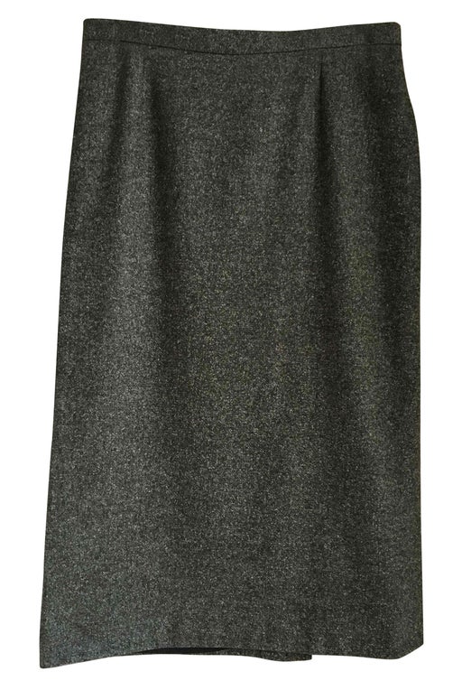 Wool and silk skirt
