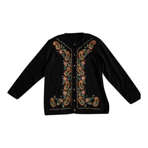 Embroidered cardigan
