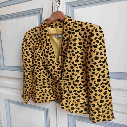 Leopard blazer