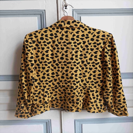 Leopard blazer