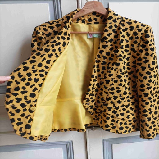 Leopard blazer