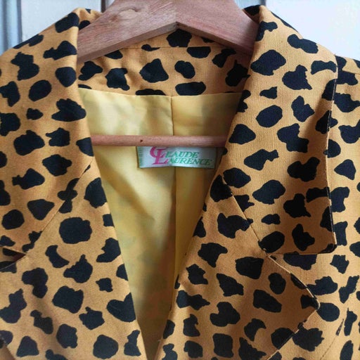 Leopard blazer