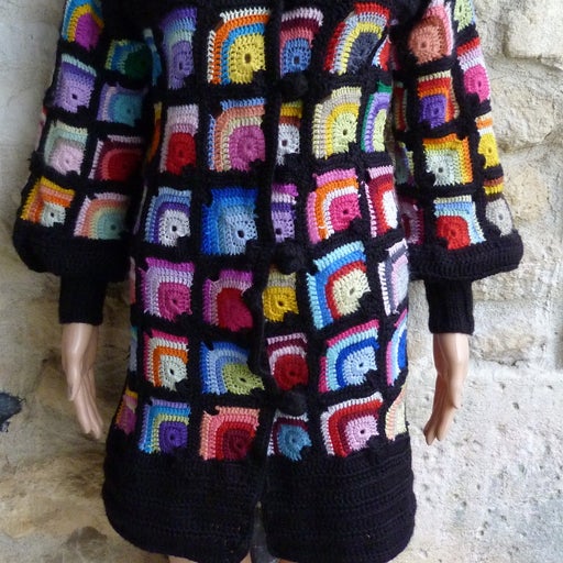 Crochet coat