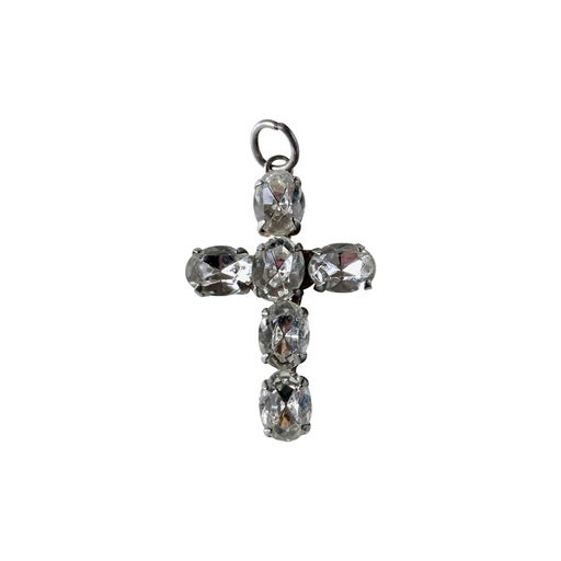 Rhinestone cross pendant