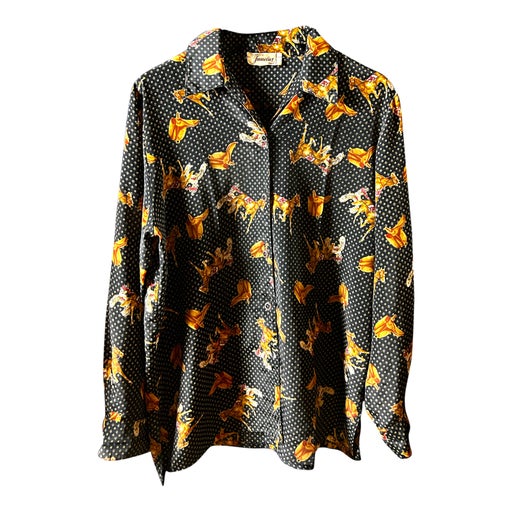 Equestrian pattern shirt