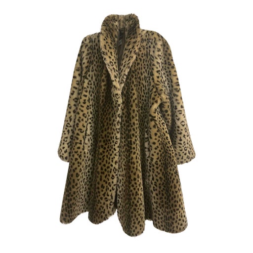 Faux fur coat