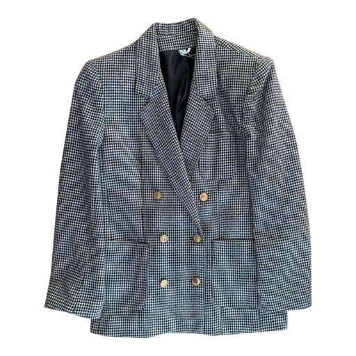 Houndstooth blazer
