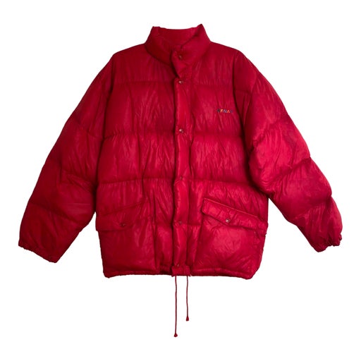 Embroidered down jacket