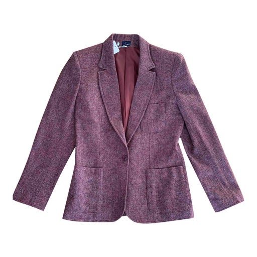 purple blazer