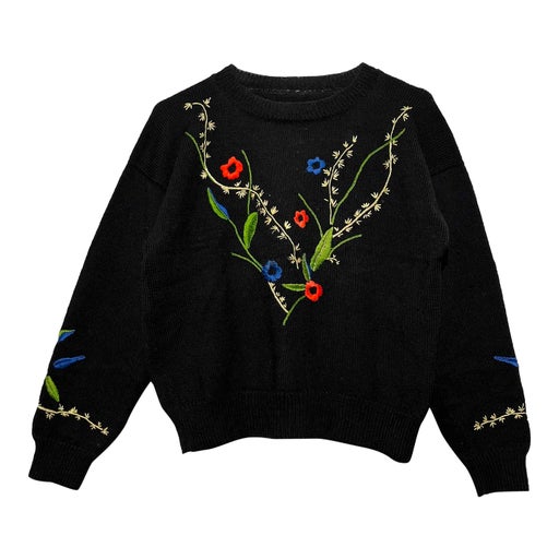 Embroidered sweater