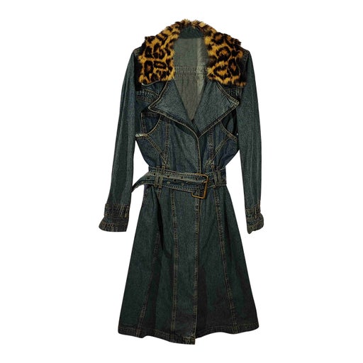 Long denim jacket