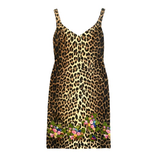Robe léopard Moschino