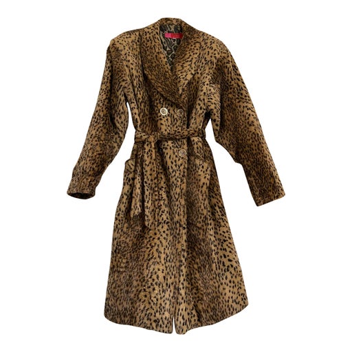 Ungaro leopard trench coat
