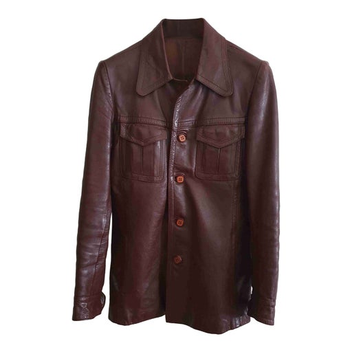 Veste en cuir 70's