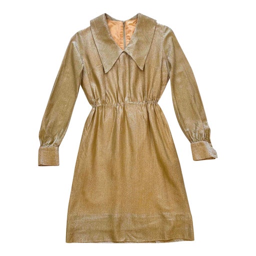 golden dress