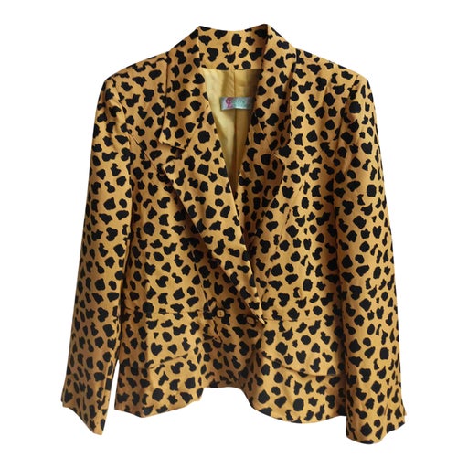 Leopard blazer