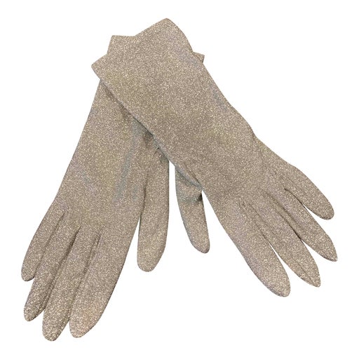 Gants en lurex