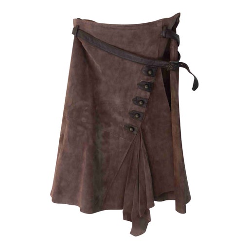 Leather skirt