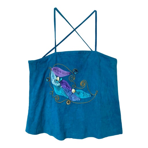 Suede top