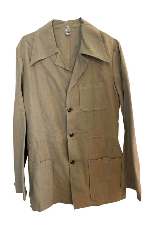 Linen safari jacket