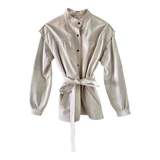 Saharienne en cuir