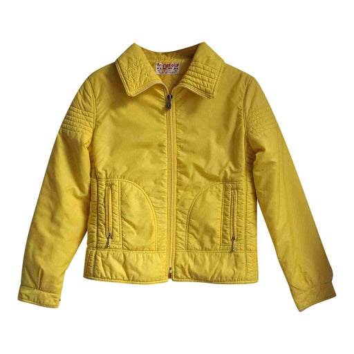 Yellow ski jacket