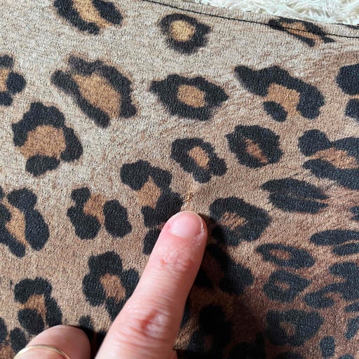 Leopard skirt
