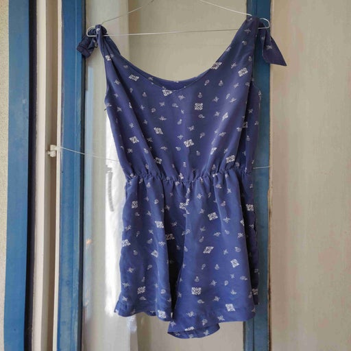 Silk playsuit