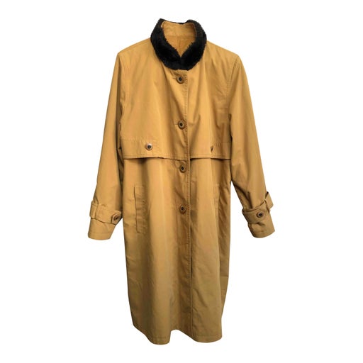 Trench jaune moutarde