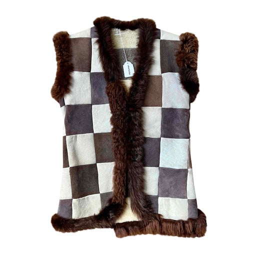 Shearling vest