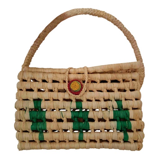 Mini straw basket