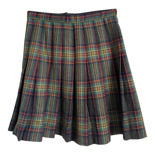 Tartan mini skirt
