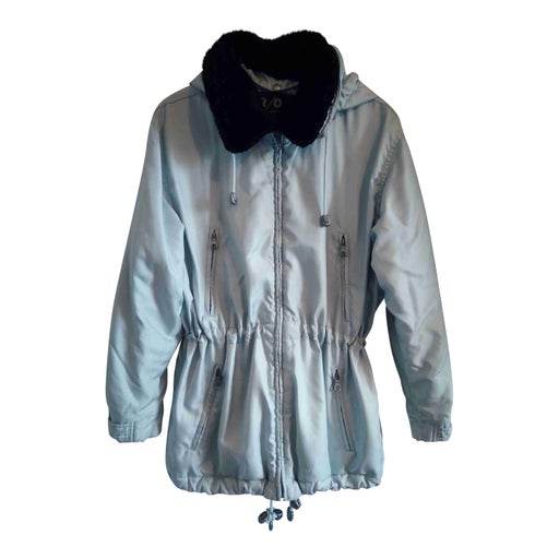 Faux fur collar parka