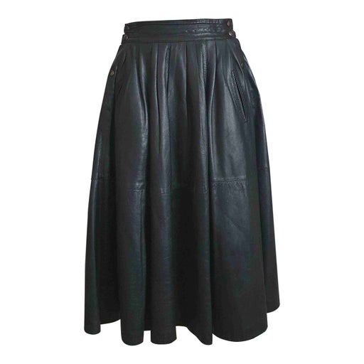 Leather skirt
