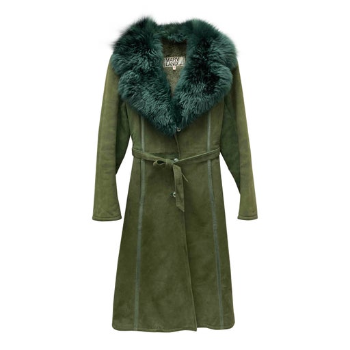 Manteau en peau lainée
