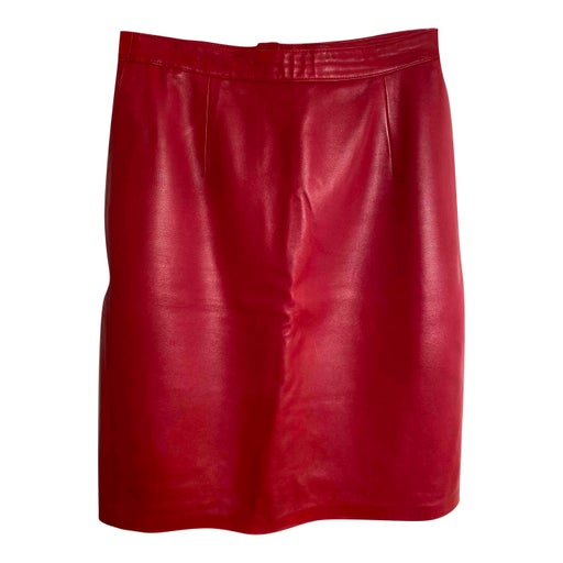Jupe en cuir
