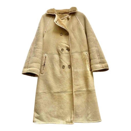 Manteau en peau lainée