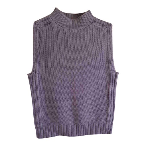 Pull sans manche lilas