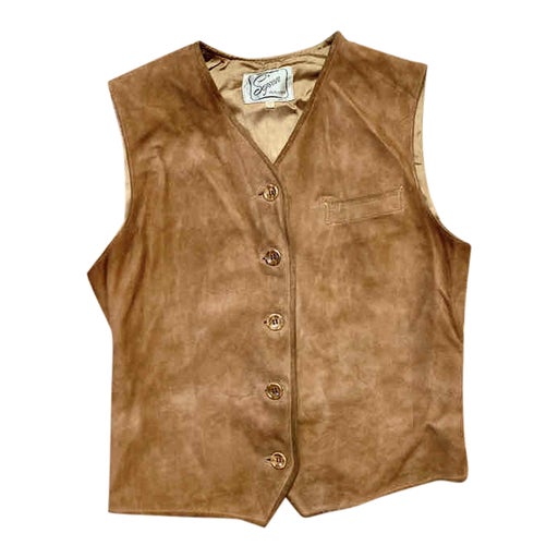 Suede vest