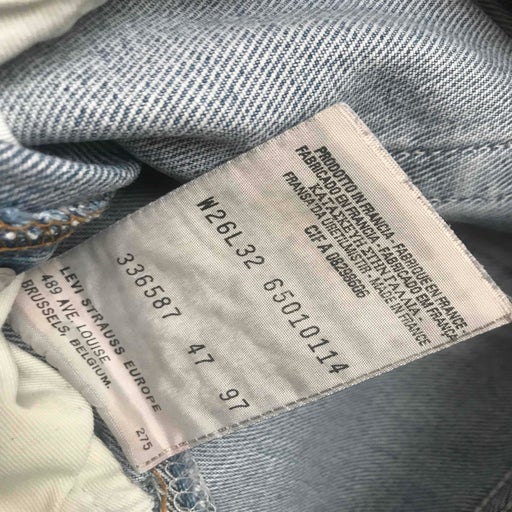 Levi's 501 W26L32 jeans